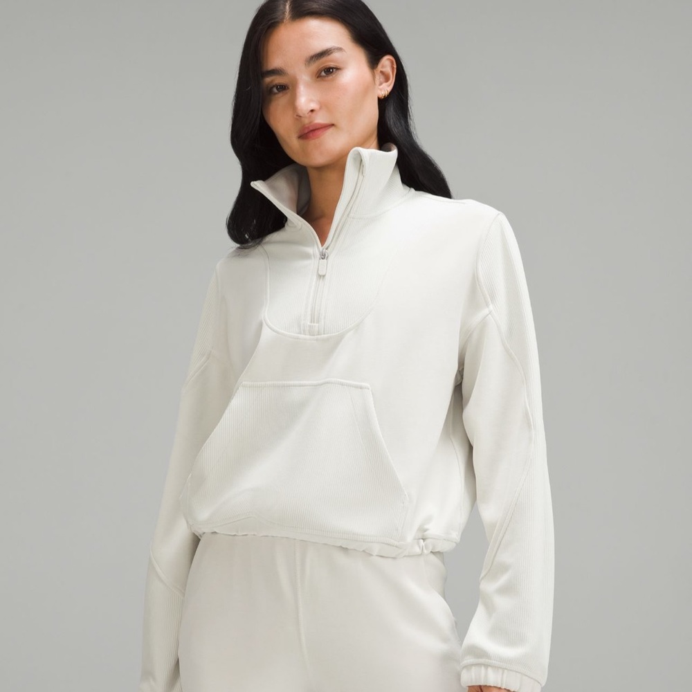 Lululemon Brushed Softstream Ribbed Half Zip